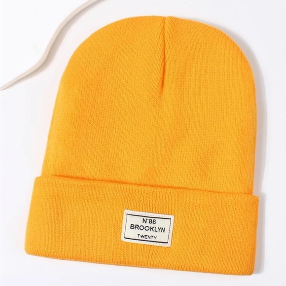 Accessories - Chic Mustard Yellow Brooklyn Twenty Beanie OS New